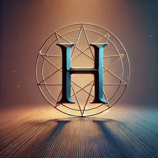 Pentagram — litera H (wariant 2)
