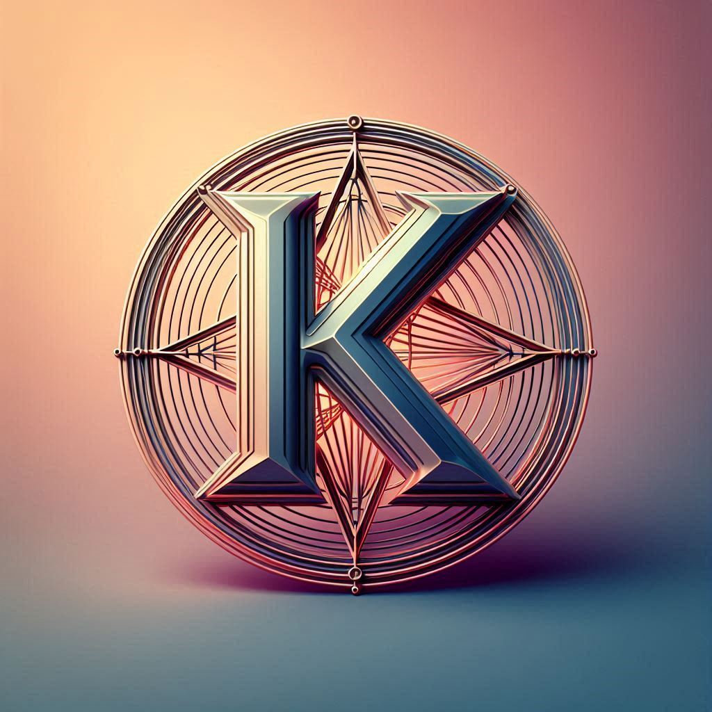 Pentagram — litera K
