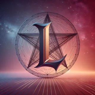 Pentagram — litera L (wariant 2)
