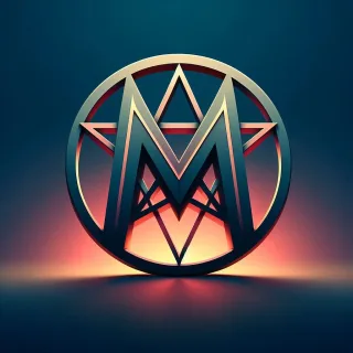 Pentagram — litera M