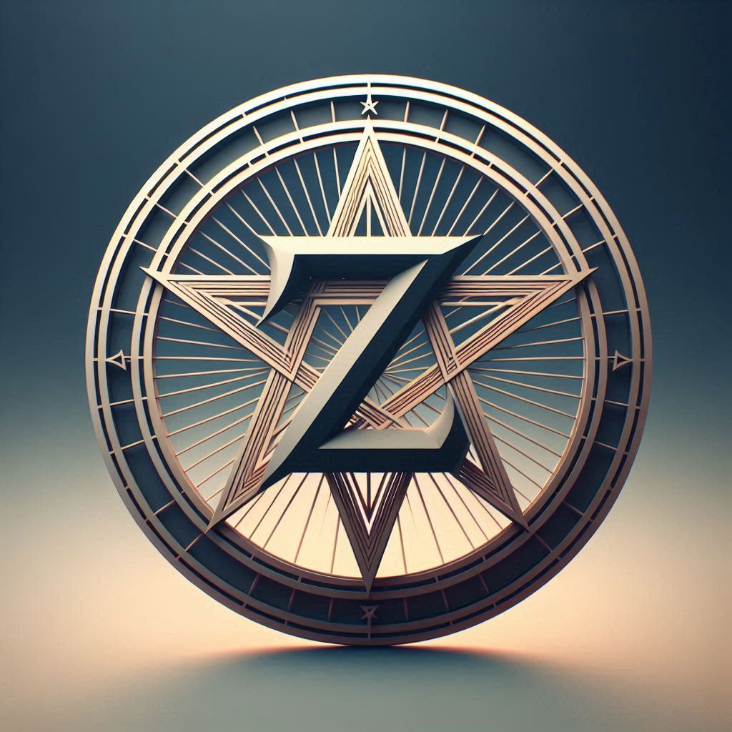 Pentagram — litera Z (wariant 2)