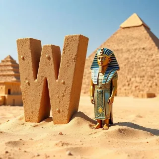 Pharaoh — litera W