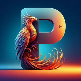 Phoenix — litera P (wariant 2)