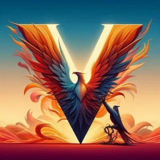 Phoenix — litera V (wariant 2)