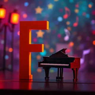 Piano — litera F