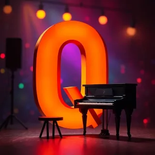 Piano — litera Q