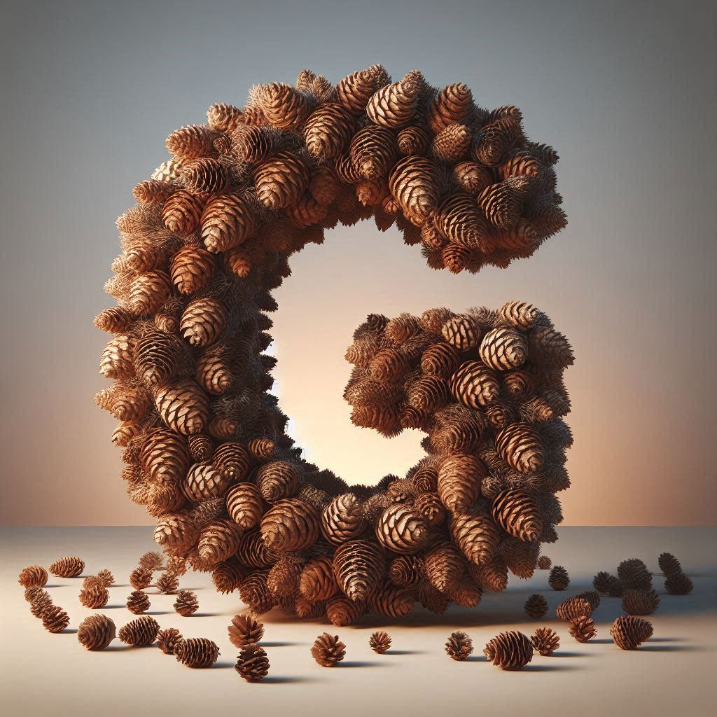 Pine cone — litera G