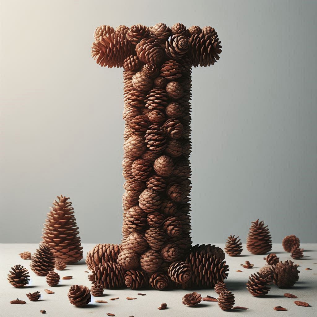 Pine cone — litera I