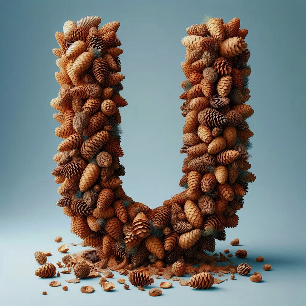 Pine cone — litera U