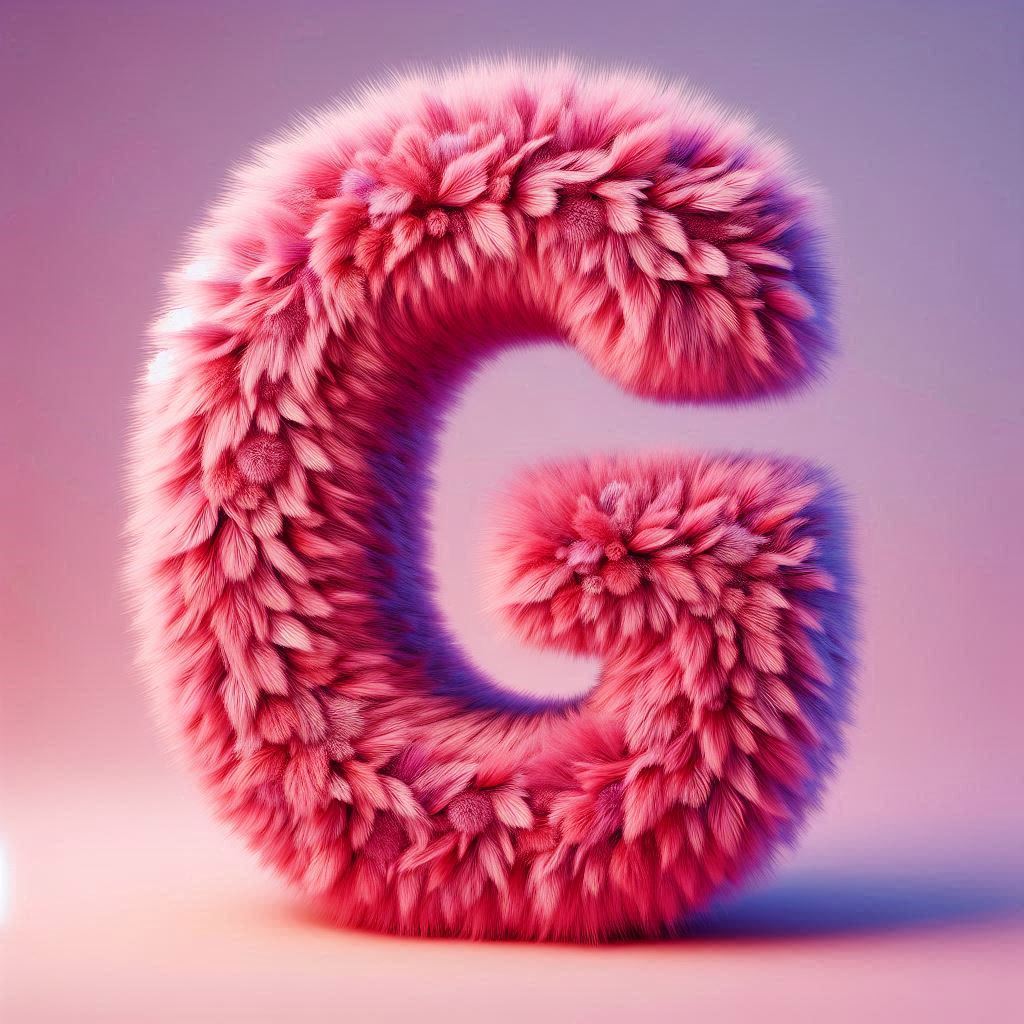 Pink fur — litera G