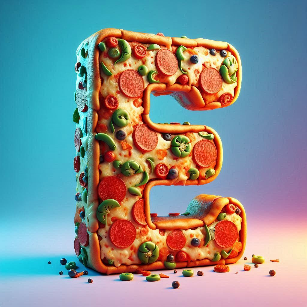 Pizza — litera E