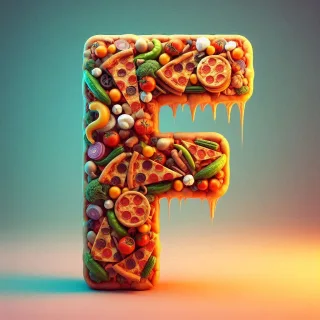 Pizza — litera F