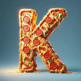 Pizza — litera K