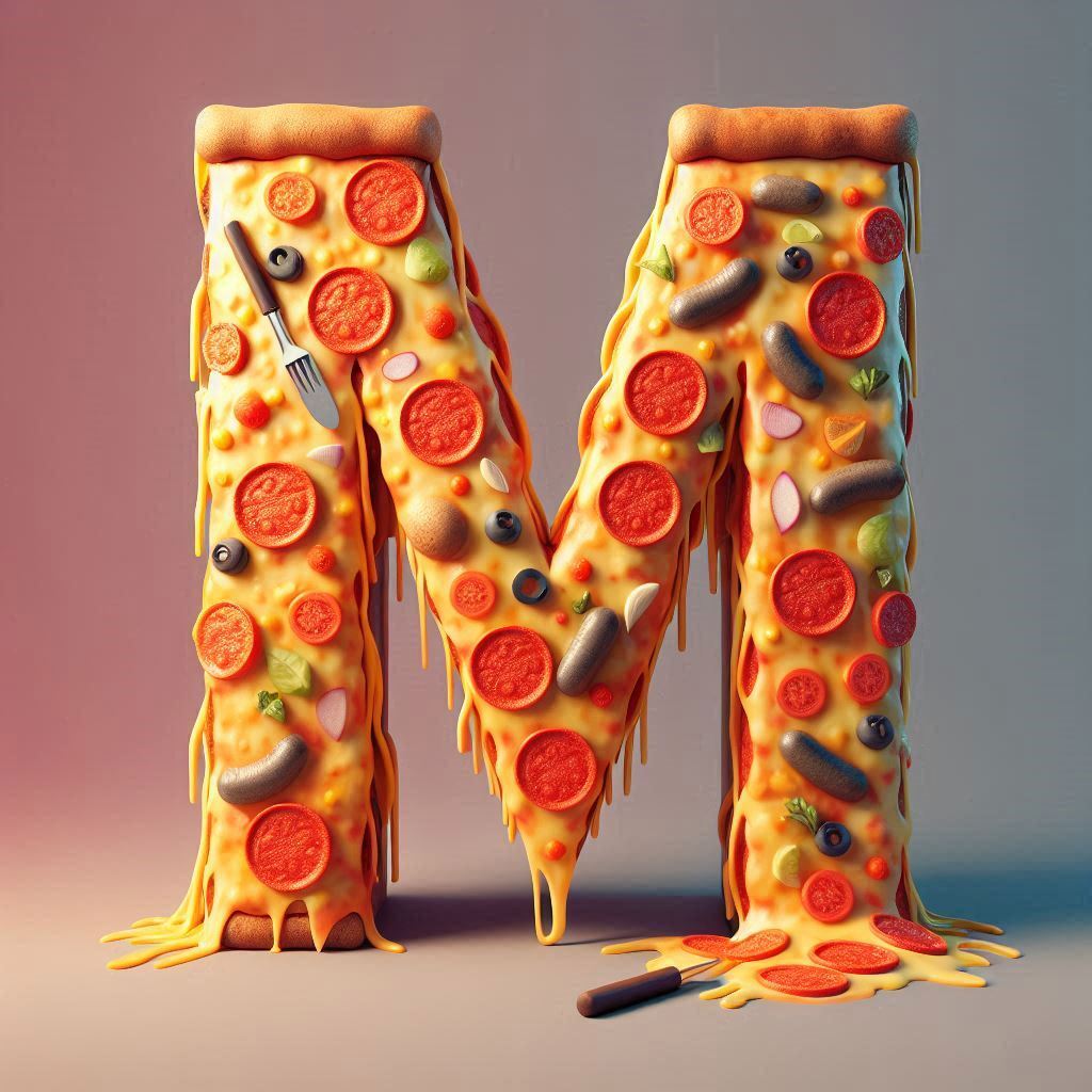 Pizza — litera M