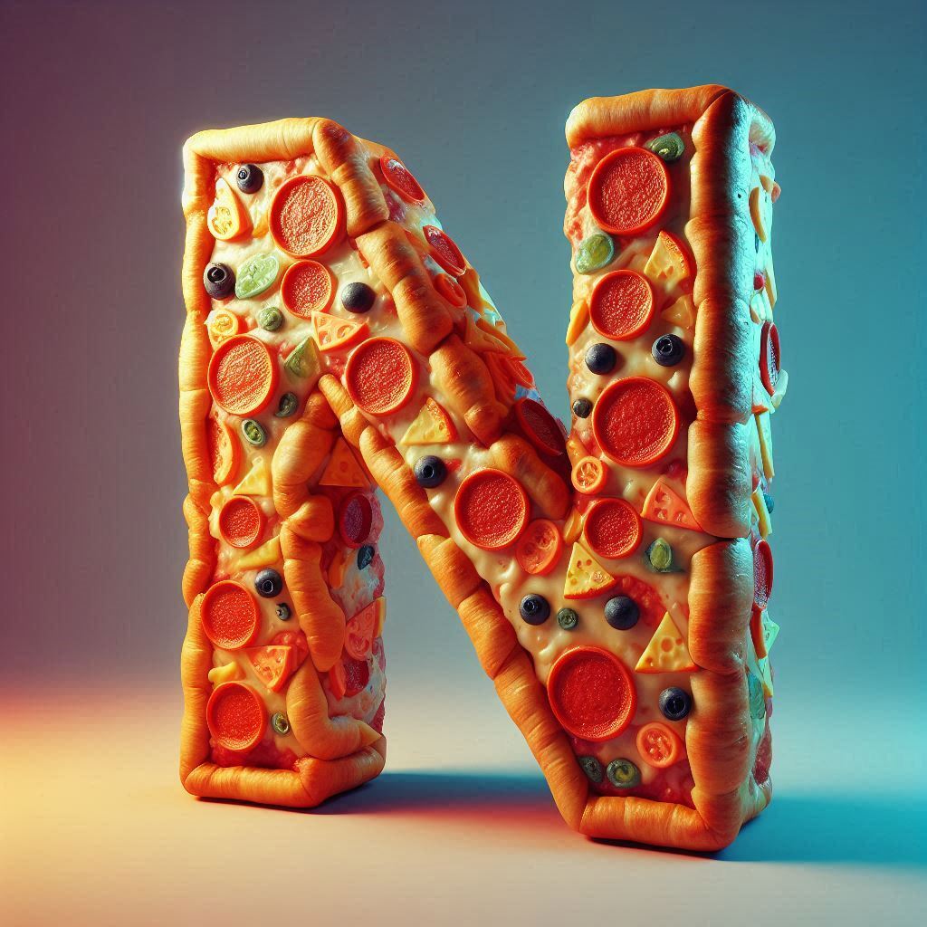 Pizza — litera N