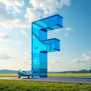 Plane — litera F