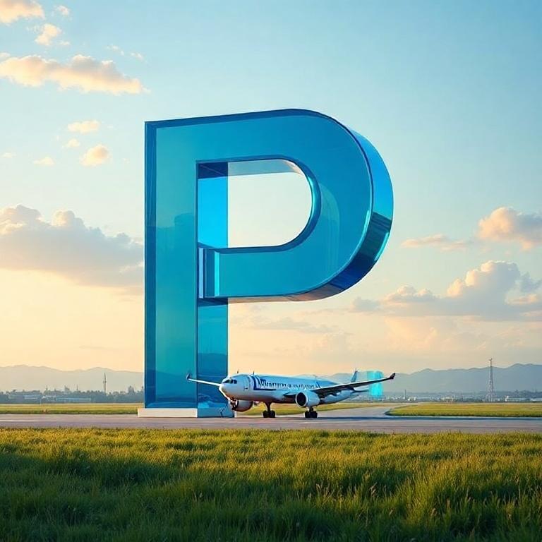 Plane — litera P