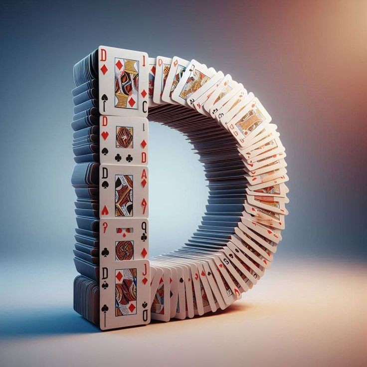 Playing cards — litera D