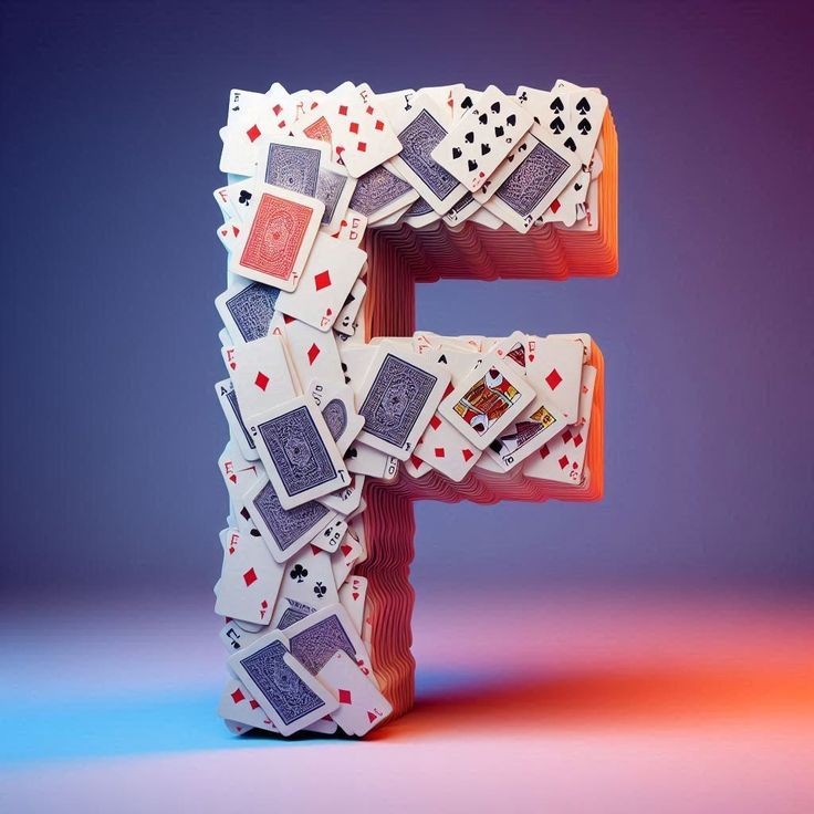 Playing cards — litera F
