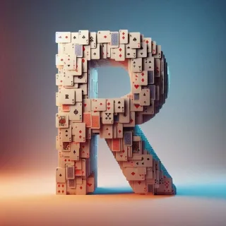Playing cards — litera R