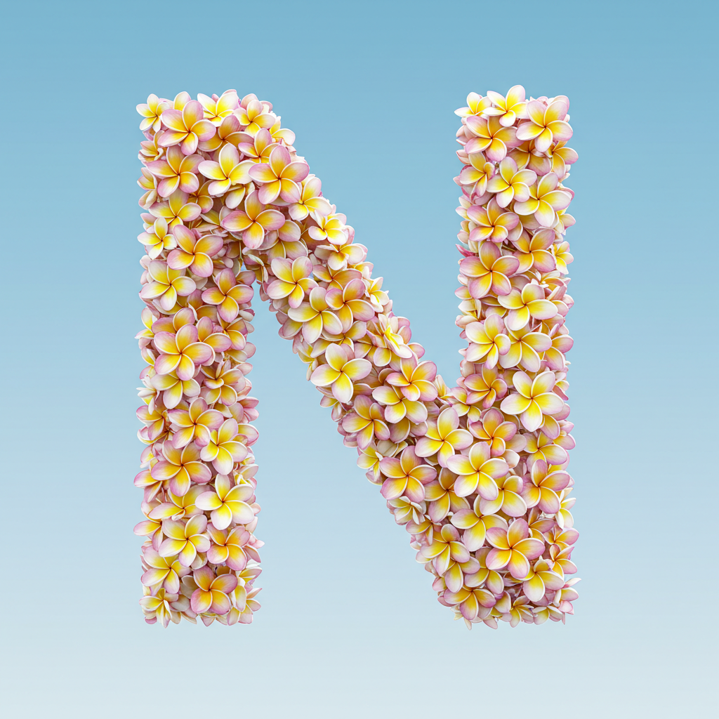 Plumeria — litera N