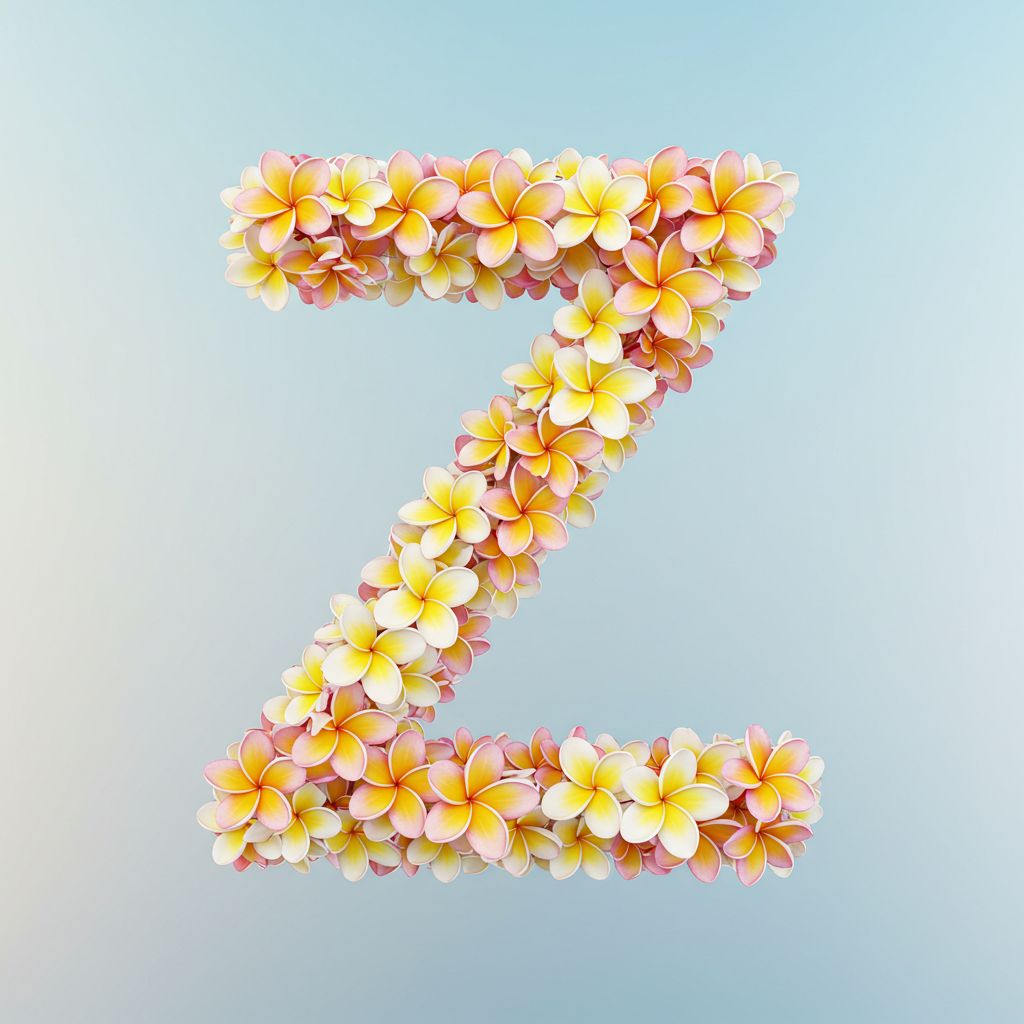 Plumeria — litera Z