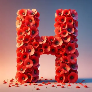 Poppies — litera H