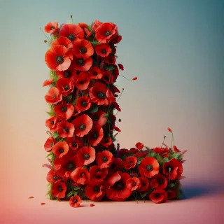 Poppies — litera L