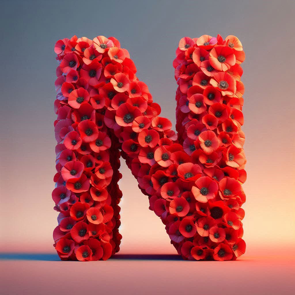 Poppies — litera N