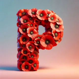 Poppies — litera P