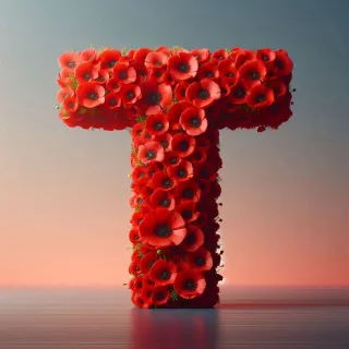 Poppies — litera T