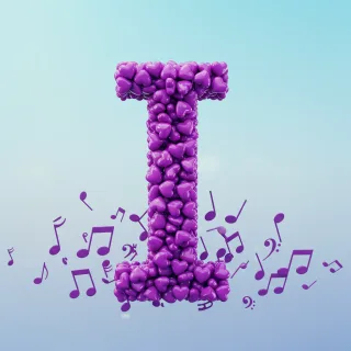 Purple hearts — litera I