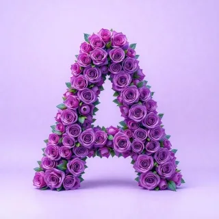 Purple rose 2 — litera A