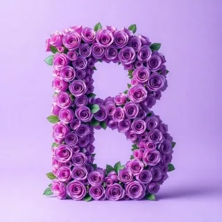 Purple rose 2 — litera B