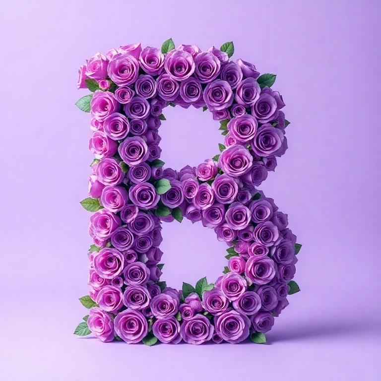 Purple rose 2 — litera B