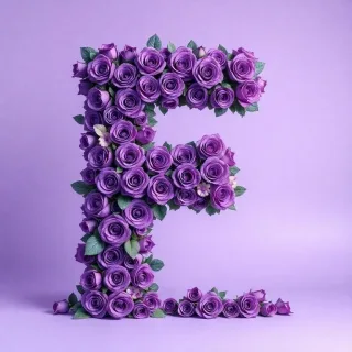 Purple rose 2 — litera F