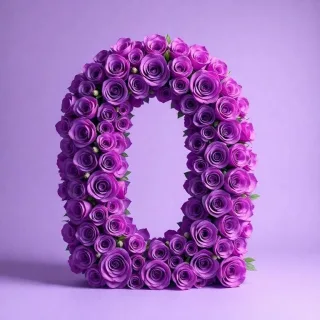 Purple rose 2 — litera O