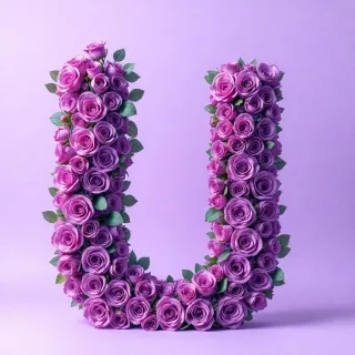 Purple rose 2 — litera U