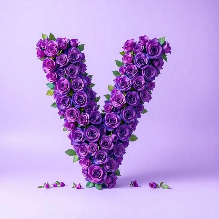 Purple rose 2 — litera V