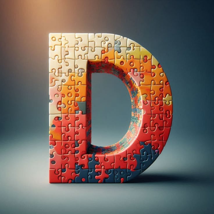 Puzzle — litera D
