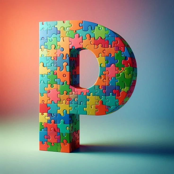 Puzzle — litera P