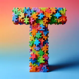 Puzzle — litera T
