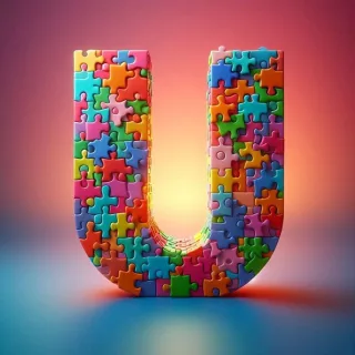 Puzzle — litera U