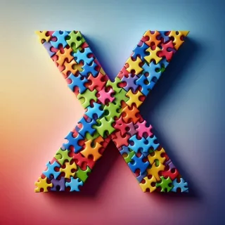 Puzzle — litera X