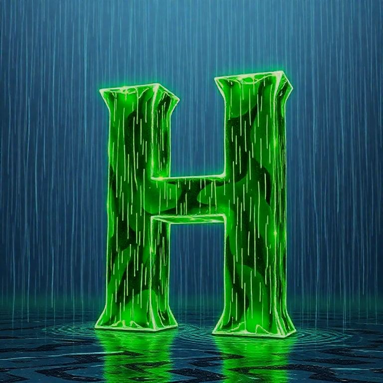 Rain — litera H