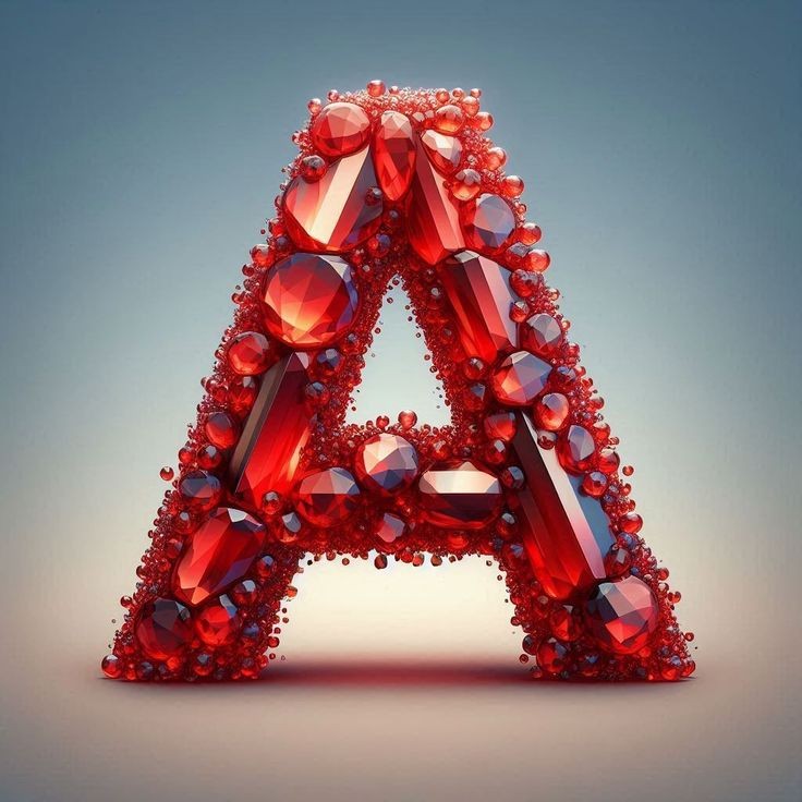 Red crystal — litera A