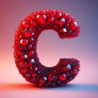 Red crystal — litera C