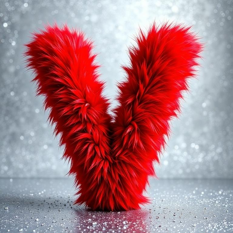 Red fur 2 — litera V
