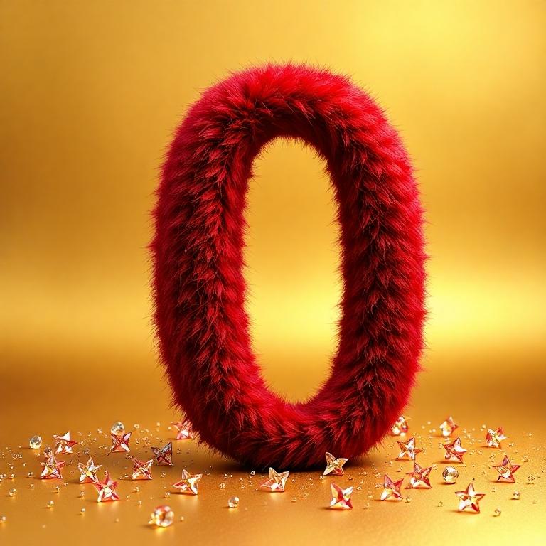Red fur — litera O