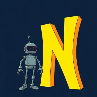 Robot — litera N